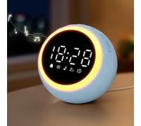 Maxstar Sveglia Digitale Intelligente con 25 Suoni Rilassanti, Luci Notturna,Snooze,Timer,Volume e Luminosità Regolabili - Sveglia da Comodino per Bambini,Adulti (Macchina Rumore Bianco per Dormire)