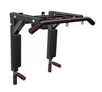 MAXSTRENGTH Doppia funzione Pull Up Bar Stand Wall Mounted Pull-up e Dip Station Bar Outdoor Mount Trazione Porta Multi Palestre Per Allenamento E Forza