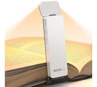 maxtachi Luce per Lettura Libri a Letto, Ricaricabile USB Luce da Lettura per Libro, 3 Colori e 3 Luminosità Regolabili in Continuo, Proteggere gli Occhi, Flessibile luce lettura libro notturna