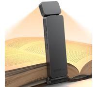 maxtachi Luce per Lettura Libri a Letto, Ricaricabile USB Luce da Lettura per Libro, 3 Colori e 3 Luminosità Regolabili in Continuo, Proteggere gli Occhi, Flessibile luce lettura libro notturna