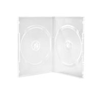 Maxtek 14 mm transparente Standard-DVD-H lle mit doppelter Kapazit t und transparenter Au enh lle, 25 St ck pro Packung