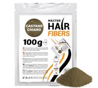 Maxter Borsa di RICARICA FIBRE CAPELLI Castano Chiaro 100g - Polvere Volumizzante Capelli per Nascondere la Caduta dei Capelli e la Calvizie - Polvere per Capelli Uomo e Donna - Hair Fiber