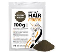 Maxter Borsa di RICARICA FIBRE CAPELLI Castano Medio 100g - Polvere Volumizzante Capelli per Nascondere la Caduta dei Capelli e la Calvizie - Polvere per Capelli Uomo e Donna - Hair Fiber