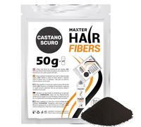 Maxter Borsa di RICARICA FIBRE CAPELLI Castano Scuro 50g - Polvere Volumizzante Capelli per Nascondere la Caduta dei Capelli e la Calvizie - Polvere per Capelli Uomo e Donna - Hair Fiber