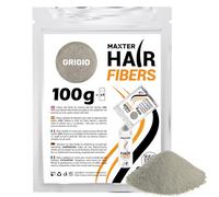 Maxter Borsa di RICARICA FIBRE CAPELLI Grigio 100g - Polvere Volumizzante Capelli per Nascondere la Caduta dei Capelli e la Calvizie - Polvere per Capelli Uomo e Donna - Hair Fiber
