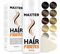 Maxter FIBRE CAPELLI Bianco - Polvere Volumizzante Capelli per Nascondere la Caduta dei Capelli e la Calvizie - Fibre Cotone per Capelli - Polvere per Capelli Uomo e Donna - Hair Fiber