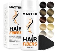 Maxter FIBRE CAPELLI Nero - Polvere Volumizzante Capelli per Nascondere la Caduta dei Capelli e la Calvizie - Fibre Cotone per Capelli - Polvere per Capelli Uomo e Donna - Hair Fiber