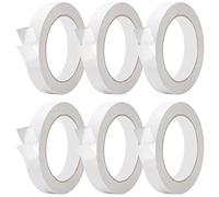 Maxter Nastro Biadesivo Extra Forte Trasparente Sottile, Nastro Adesivo Trasparente Grande 18 mm x 20 m (6 Rotoli = 120 m)
