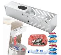 MaxtiL Frantoio Automatico per lattine Frantoio Elettrico per lattine di Metallo da 12/16 Once per Riciclaggio, Ciclo con Un clic, Acciaio Inossidabile, per Gas di Alluminio,