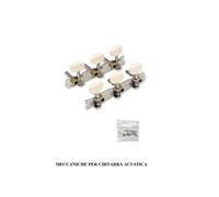 MAXTONE 22S MECCANICHE Chiavette x chitarra acustica folk set MECCANICA COMPLETA