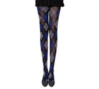 Maxtonser 1 Pezzo Delle Donne Argyle Plaids Modello Collant Traspirante Tessuto di Nylon Opaco Collant Calze Eleganti Contrasto Colore Leggings