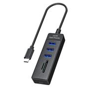 Maxtonser 1 pezzo porta multipla USB3.0 Hub con slot per schede SDTF 2 adattatori di trasferimento dati porta USB 2.0 per computer tablet