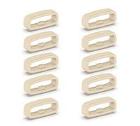 Maxtonser 10 anelli di ricambio in silicone, 18 mm/20 mm/22 mm, per smartwatch