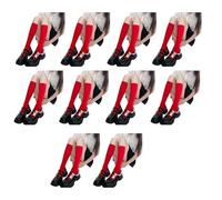 Maxtonser 10 paia di calzini traspiranti in velluto medio polpaccio design elastico tinta unita colori pastello pratici per l'uso quotidiano