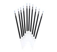 Maxtonser 10 Pezzi 0.38Mm 0.5Mm Ricarica Penna A Sfera Inchiostro Gel Nero Blu Rosso Forniture Di Cancelleria,Black