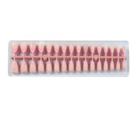 Maxtonser 32-Piece Thin Stick-On Nails Set with French Tips Short Almond Tips in Various Skin Tones Easy Nails Extension