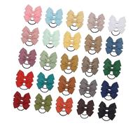 Maxtonser 40Pcs Grosgrain Nastro di Capelli Archi Elastico Scrunchies Cravatte Per Neonate Neonate Fasce Per Capelli Pratici Accessori Per Capelli