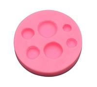 Maxtonser 6 stampi in silicone a forma di macaron, stampi in silicone per cioccolatini, decorazioni per torte per la casa