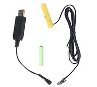 Maxtonser AAA A 4Aaa Batteria Eliminatore Alimentatore USB Sostituisci 1-4 PezziBatterie AAA da 1,5 V per Orologio Giocattoli Luci Natalizie Fan LED,3V 2Aaa