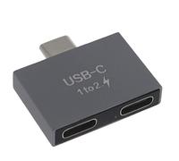 Maxtonser Adattatore convettore USB C maschio a doppia USB C femmina per caricatore USB C PD caricatore power bank accessori per laptop