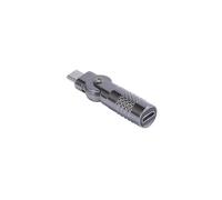Maxtonser Adattatore da tipo C/USB a tipo C/USB ad angolo retto in alluminio a 90 gradi per fotocamere cuffie 60 W ricarica rapida trasferimento dati