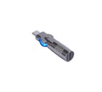 Maxtonser Adattatore da tipo C/USB a tipo C/USB ad angolo retto in alluminio a 90 gradi per fotocamere cuffie 60 W ricarica rapida trasferimento dati