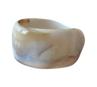 Maxtonser Bracciale rigido in acrilico con motivo geometrico, esagerato, accessorio per dichiarazione, struttura acrilica, adatto per donne