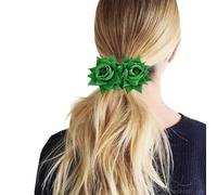 Maxtonser Cerchietto con fiore verde per festa di San Patrizio Cerchietto per capelli festa nazionale irlandese celebrazione fascia per capelli festival puntelli fascia a tema irlandese
