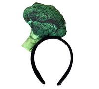 Maxtonser Cerchietto per capelli con frutta e verdura, divertente, per spiagge e feste a tema, per donne e ragazze, accessori per capelli di Halloween, broccoli
