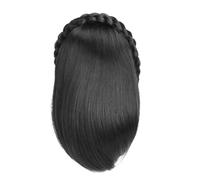 Maxtonser Cerchietto per capelli con parrucca, extension per capelli casual, per fotografie, elegante, capelli lisci
