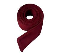 Maxtonser Cintura in vita da donna in lana spazzolata peluche decorare lunghezza cappotto regolabile corsetto cintura in vita su entrambi i lati bordeaux