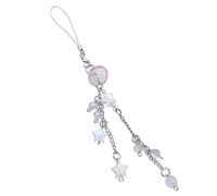 Maxtonser Ciondolo a forma di frange con meduse alla moda, ciondolo a forma di frangia, portachiavi accattivante ornamento