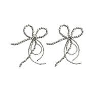 Maxtonser Ciondolo a forma di scarpa con fiocco coreano, decorazione per borsa, ornamento per telefono, aggiunge fascino e personalità alle tue calzature