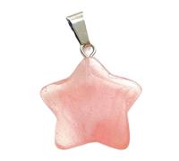 Maxtonser Ciondolo a forma di stella con ciondolo a forma di stella, accessorio per gioielli alla moda, pietra naturale, ottimo regalo per donne e ragazze