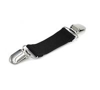 Maxtonser Clip per abito alla moda retrò cardigan collare clip elastico clip indumenti guanti clip cappotto catena clip camicia clip per donne nero