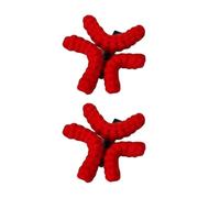 Maxtonser Confezione da 2 fermagli per capelli a becco d'anatra, per cosplay e anime, da donna, in peluche, per uso quotidiano ed eventi speciali