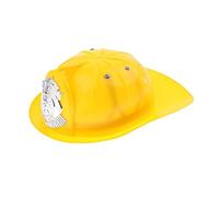 Maxtonser Costume da pompiere, caschi rigidi, cappello da pompiere, accessorio per costume cosplay da pompiere, accessori per Halloween