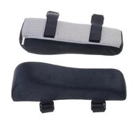 Maxtonser Cuscini per braccioli in memory foam, con cinghie regolabili, per sedie da gioco da ufficio, lavabili, rimovibili, 2 pezzi