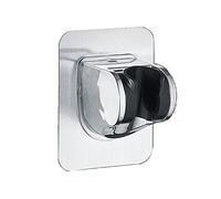 Maxtonser Doccia forte adesiva per supporto per testa Supporto per bacchetta doccia regolabile Doccia portatile per testa Staffa di montaggio a parete Foratura