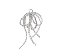Maxtonser Elegante ciondolo a forma di fiocco di perle per la creazione di gioielli con fibbia per scarpe ornamento fai da te portachiavi collana orecchini accessori