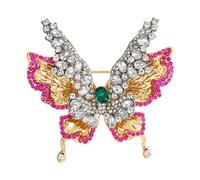 Maxtonser Elegante spilla a forma di farfalla con design a strati elettrolitico, accessorio per gioielli per occasioni speciali