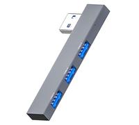 Maxtonser Hub USB a 3 porte 2.0 USB/tipo C Splitter per computer portatile Accessori per notebook in lega di alluminio Multi Extender Gadget