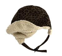 Maxtonser Japanese Styles Thickened Suedes Fabric Winter Trapper Hat with Adjustable Ear Flaps, for Outdoor Activity