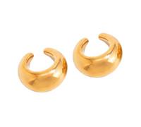 Maxtonser Lightweight Multilayer Hollow Ear Clips Without Piercing Needed Gold And White Gold Options Ear Accessories, for Daily We
