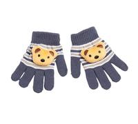 Maxtonser Lovely Cartoon Pattern Winter Gloves Warm Insulated Five Finger Design, for Cold Weather Outdoor Activity