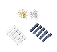 Maxtonser Orecchini a clip in silicone con farfalla e ali di fata, orecchini in resina epossidica con cristalli