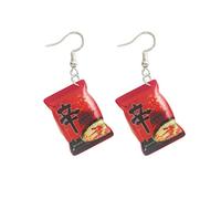 Maxtonser Piccoli orecchini a goccia divertenti a forma di peperoncino con gancio a goccia