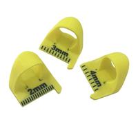 Maxtonser Righello per cucito patchwork, 3 pezzi, strumento ausiliario per cucire patchwork, strumento ausiliario, 2 mm, 3 mm, 4 mm