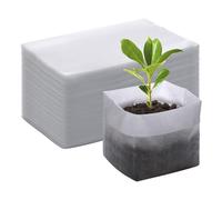 Maxtonser Sacchetti per semina di germinazione in tessuto non tessuto per interni, sacchetti per la coltivazione di piante da vivaio, sacchetti per piantare fiori, forniture per giardinaggio,