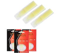 Maxtonser Sassofono in resina per sassofono bE, durezza 1,5, 2,0, 2,5, per clarinetto, soprano o sassofono, 3 pezzi